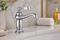 Élégance™ – Mitigeur de Lavabo Vintage en Laiton