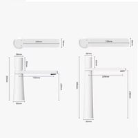 Robinet de Salle de Bain Design Levier Unique — Laiton Massif
