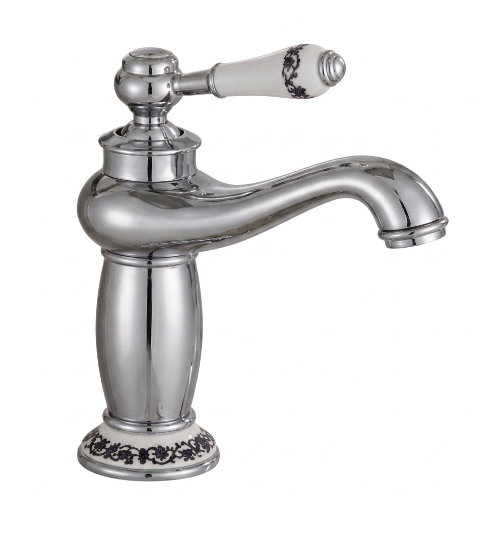 Élégance™ – Mitigeur de Lavabo Vintage en Laiton