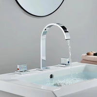 Aureo™ – Robinet de Lavabo Design 3 Trous