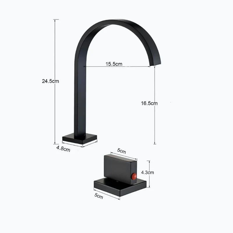 Aureo™ – Robinet de Lavabo Design 3 Trous